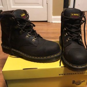 Dr marten steel toe boot